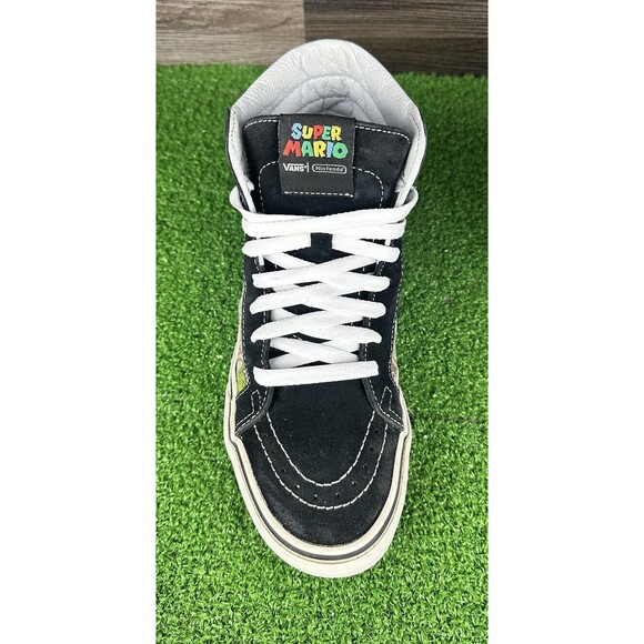 RARE Vans x Nintendo SK8-Hi Super Mario Brothers Skate Shoes Size M 7 or W 8.5 - Picture 7 of 9